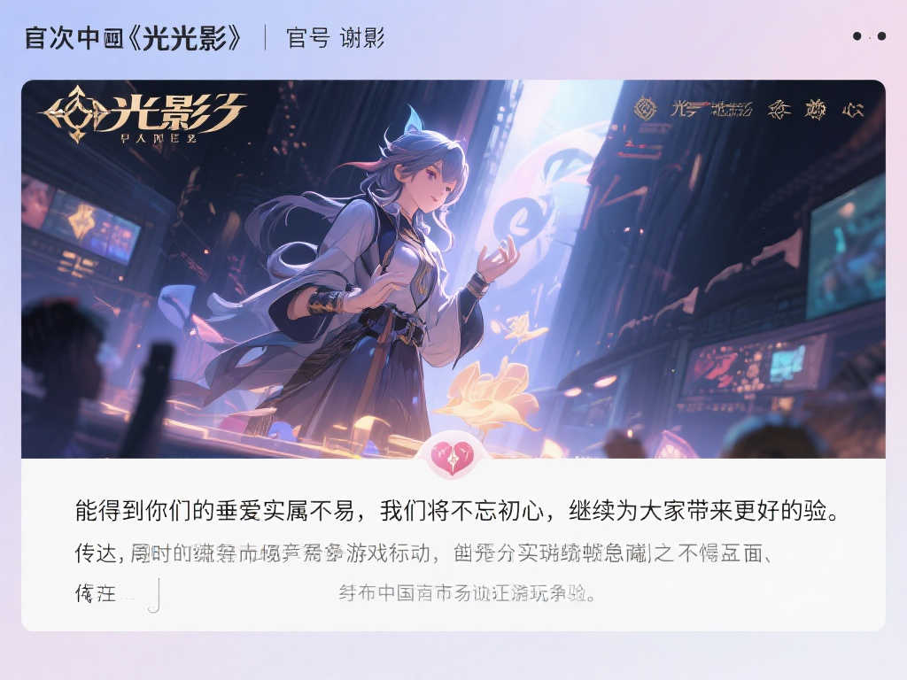 《光与影》官方致谢中国玩家：获青睐实属珍贵！