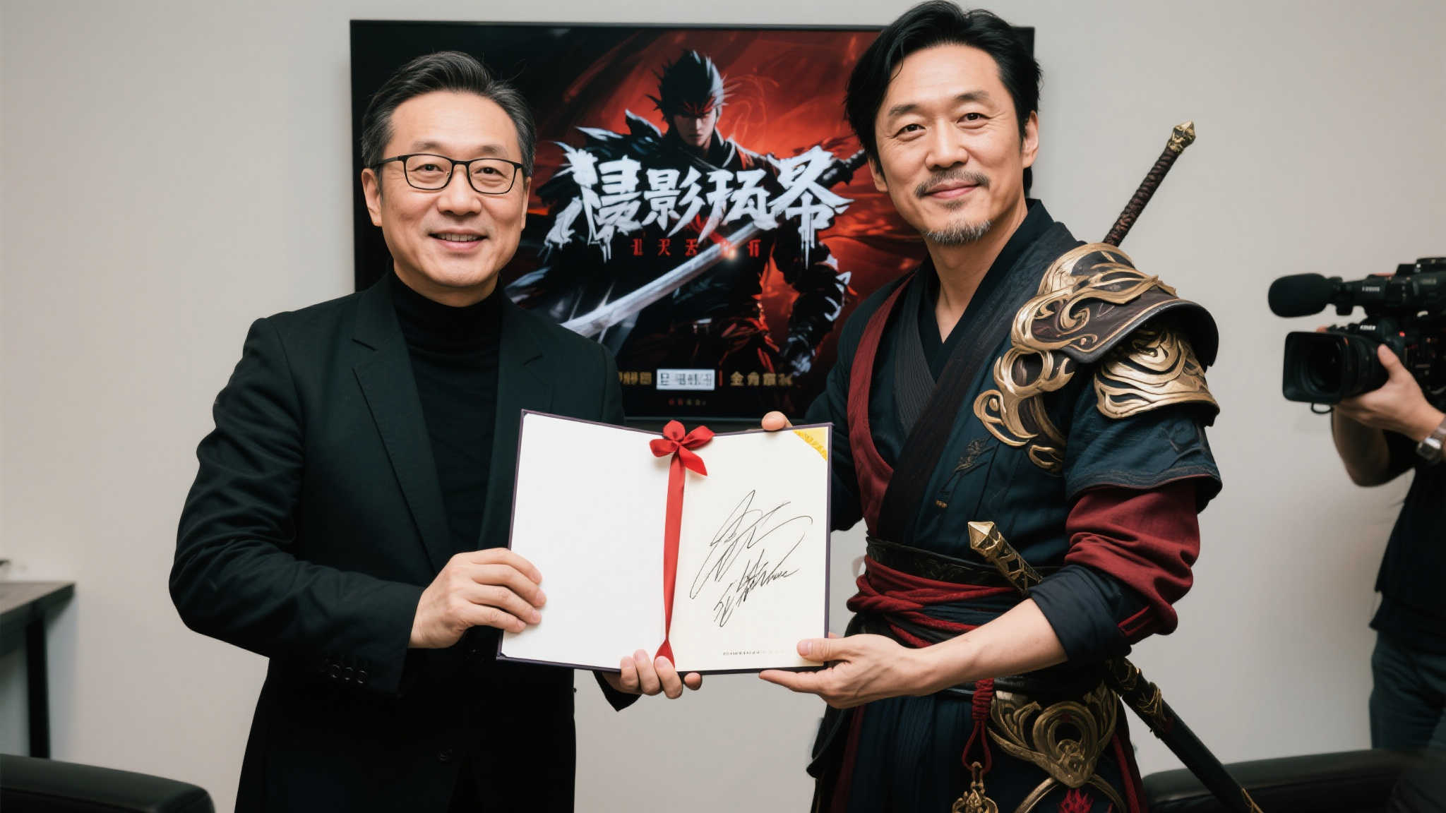 跨界联动！《影之刃零》制作人展示金亨泰签名《剑星