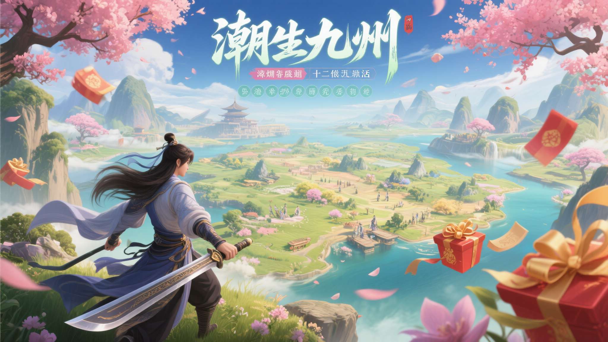 《剑网2》开春资料片“潮生九州”今日公测 【莺舞长歌】新服15：00携十二重豪礼火热开启！